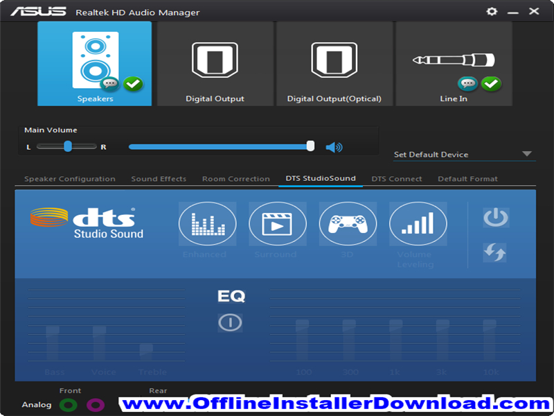 asus realtek hd audio manager download windows 7